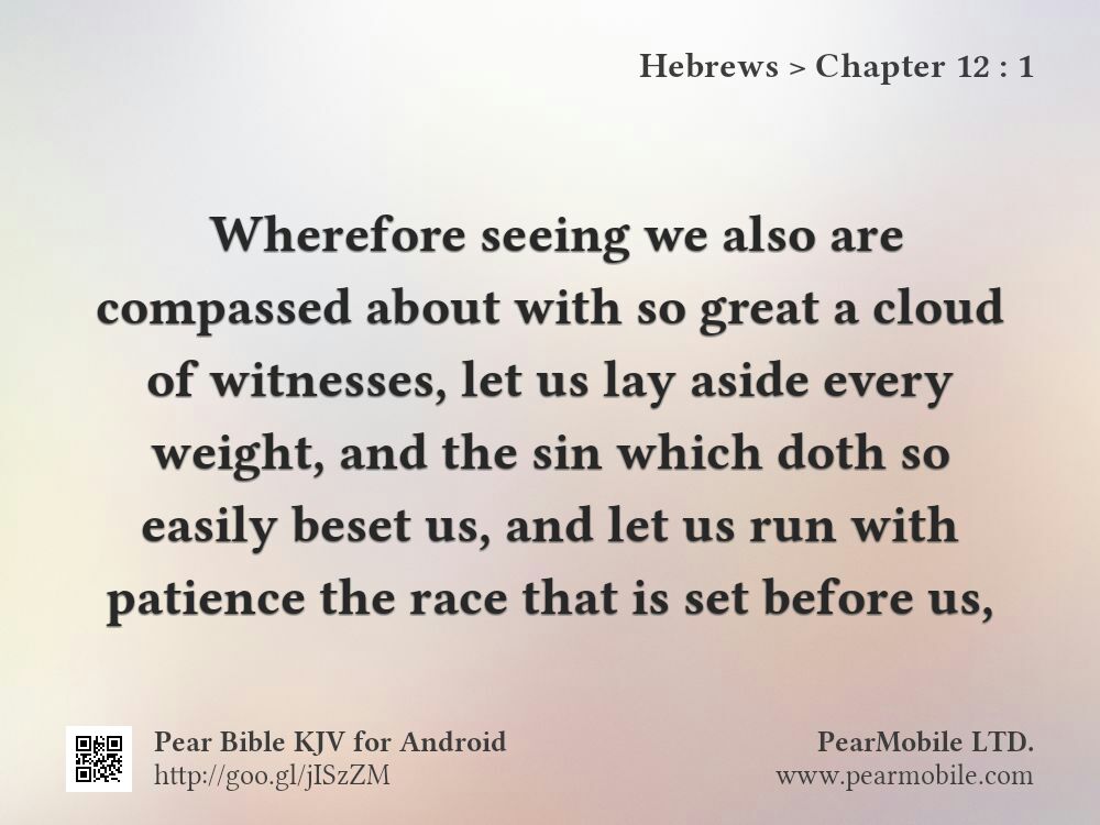 Hebrews, Chapter 12:1